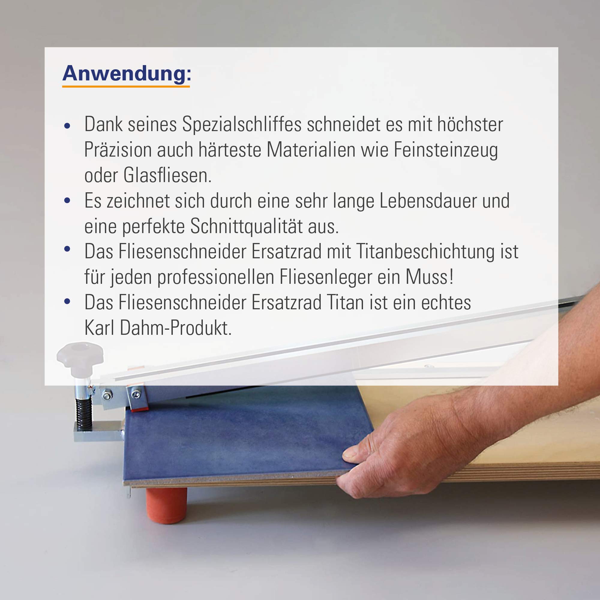 Karl Dahm Fliesenschneider Sigma Max I Profi-Fliesenschneidemaschine