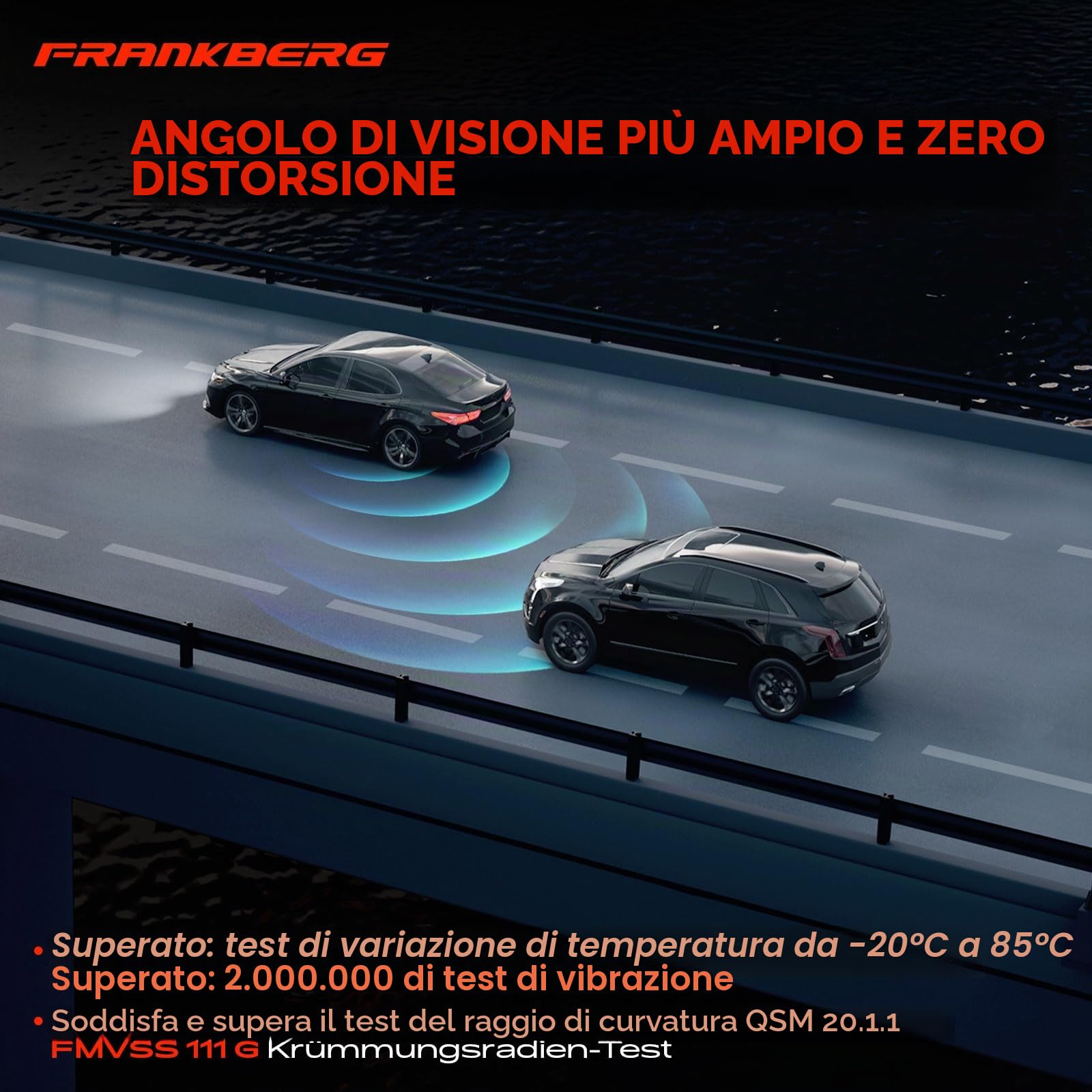 Frankberg Specchietto retrovisore esterno elettrico destro 5 Poli 1444260 | Riscaldato; Compatibile con: Fiesta V Van, Fiesta V JD JH
