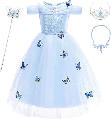 Amazon Com Cinderella Dress Princess Costume Butterfly Fairy Dresses For Toddler Girls Halloween Party Clothing Shoes Jewelry Amazon Com Cinderella Dress Princess Costume Butterfly Fairy Dresses For Toddler Girls Halloween Party Clothing Shoes Jewelry