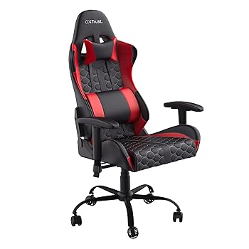 Trust Gaming GXT 708R Resto Gaming Chair, Red/Black