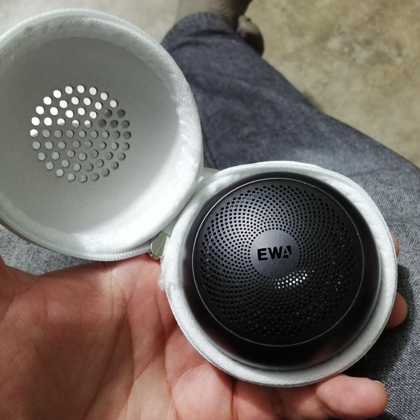 EWA Portable A110mini Bluetooth , Metal Speaker with Hard Travel Case ...