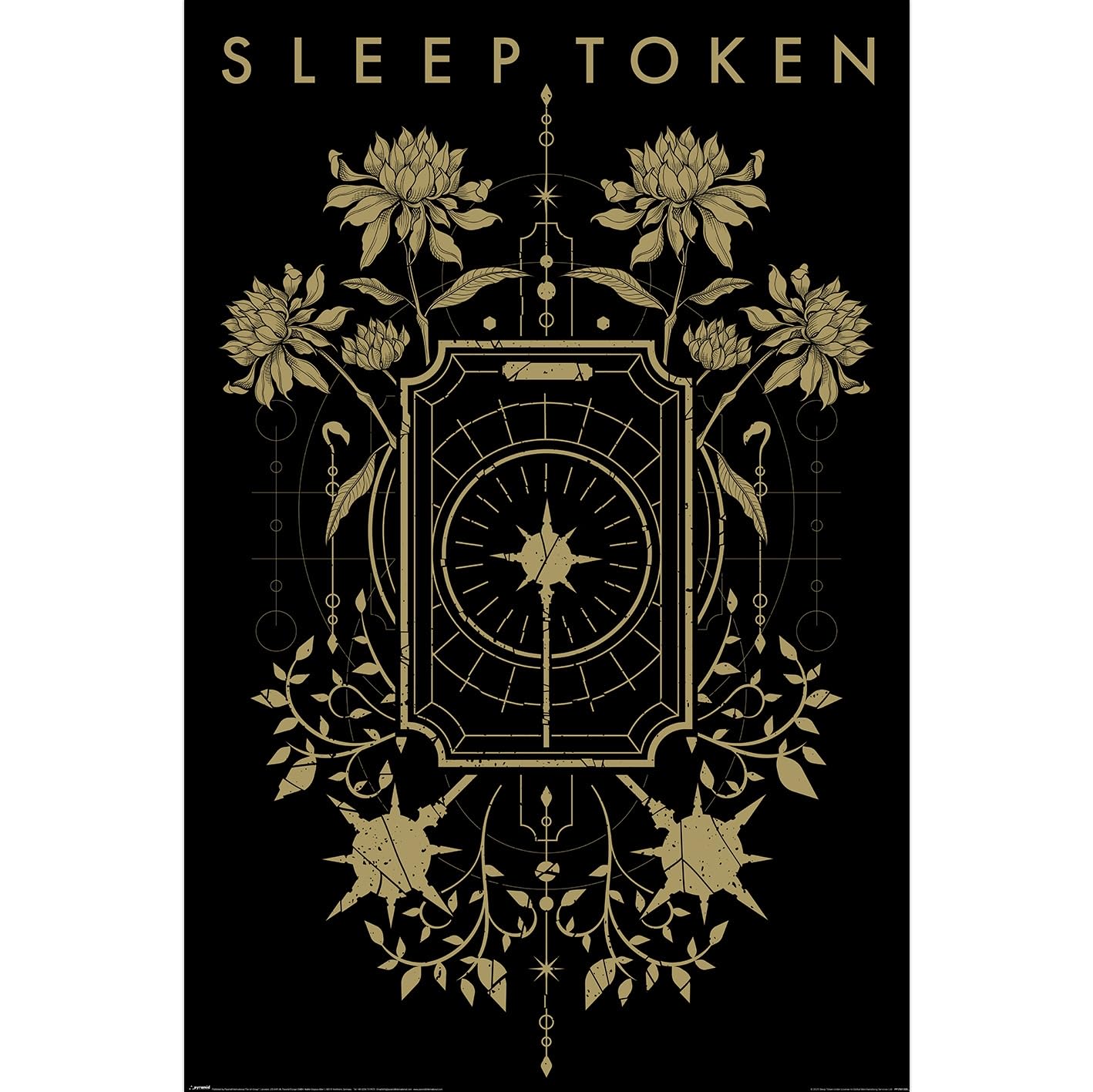 Pyramid International Official Maxi Poster – Sleep Token (Caramel) | Decorative Wall Art | 61cm x 91.5cm Poster for Bedrooms, Dorms & Fans