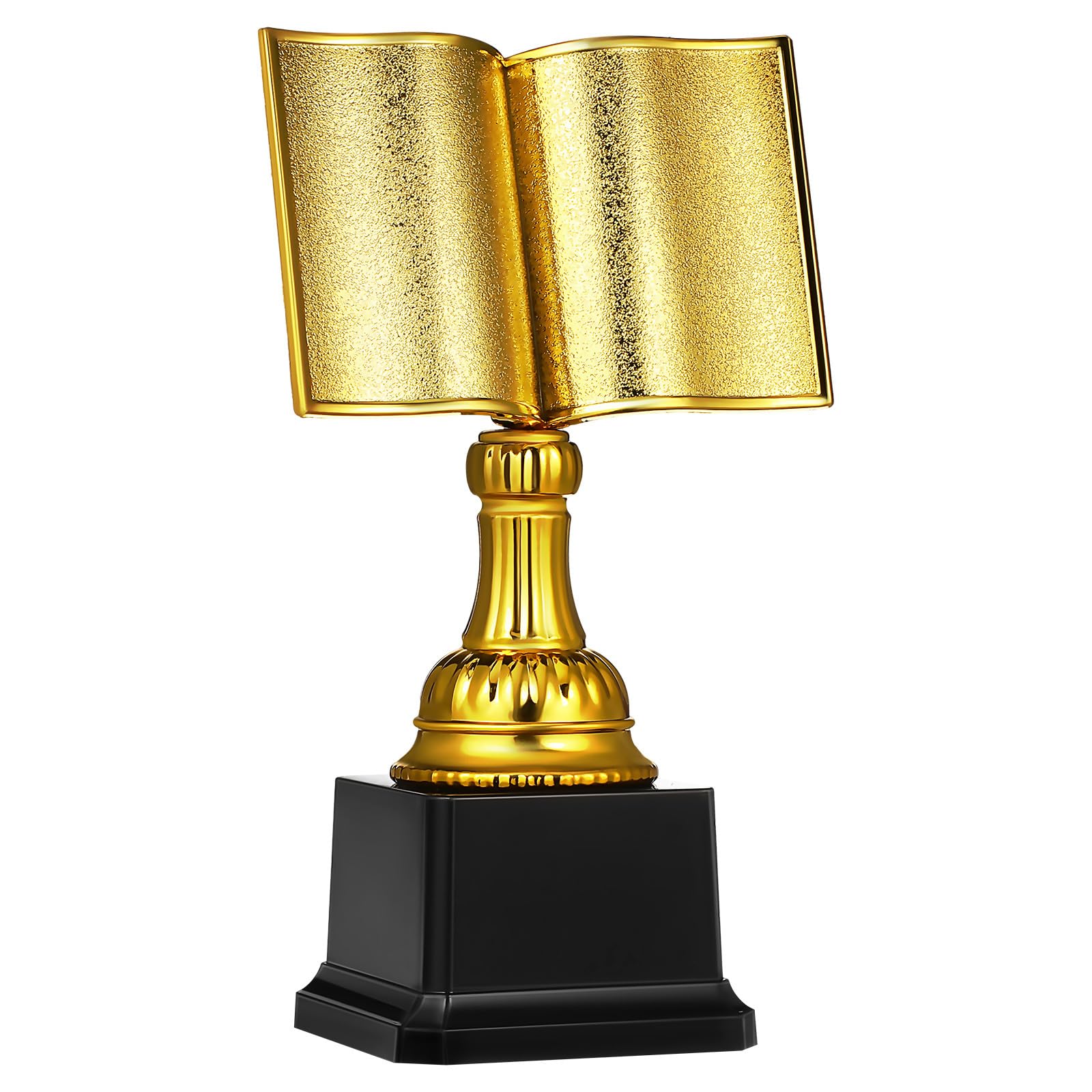 Toddmomy Trofeo para Premiar de Plástico Dorado de Diseño Exquisito y Práctico en Bibliotecas para Colecciones