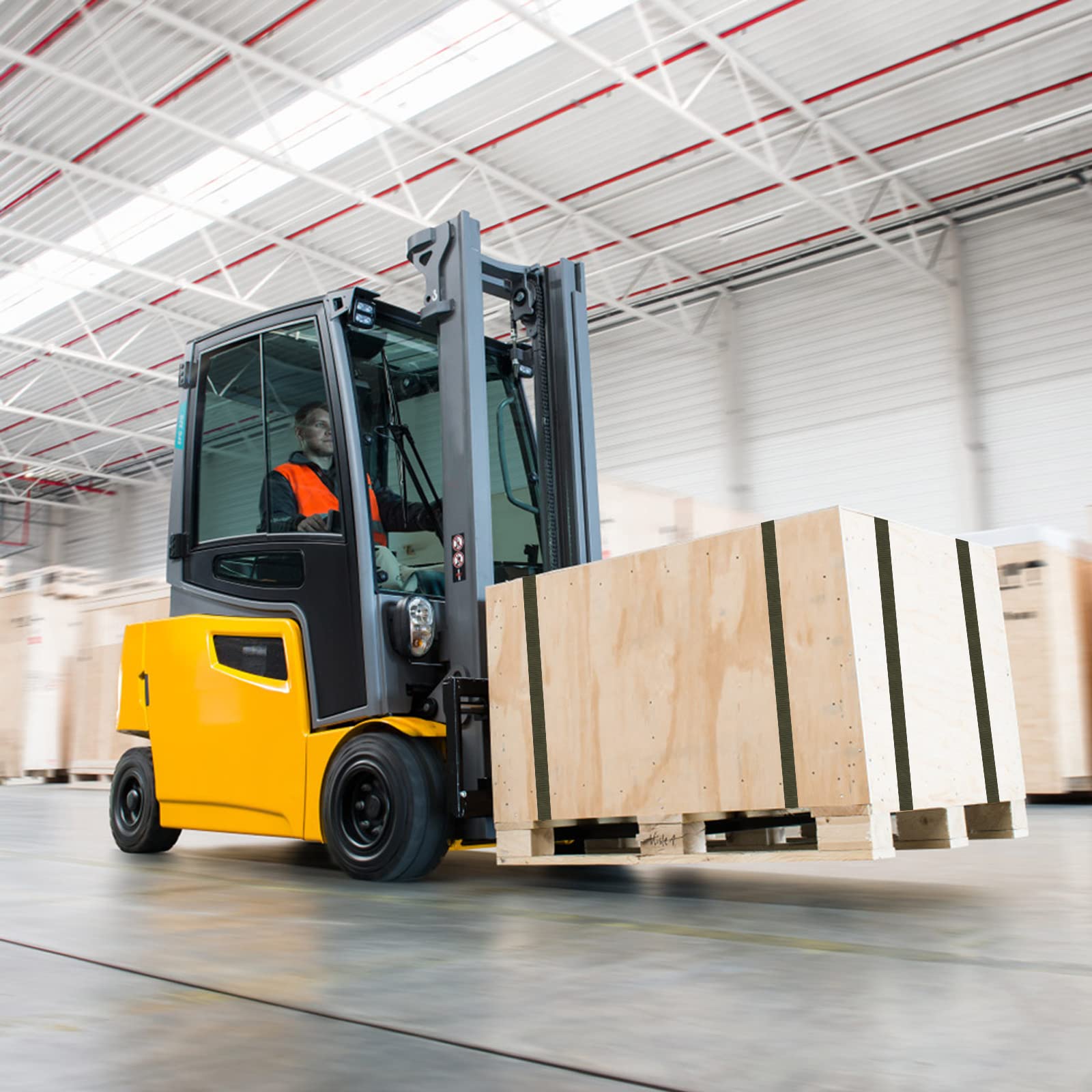 6 Stück Ratschen-Doppel-J-Haken - Traglast 4409 Lbs Für Zurrgurte