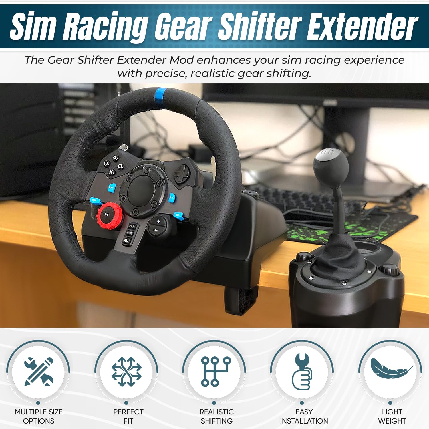 Amazon.com: Gear Shifter Knob Adapter Mod for Logitech G29 G920