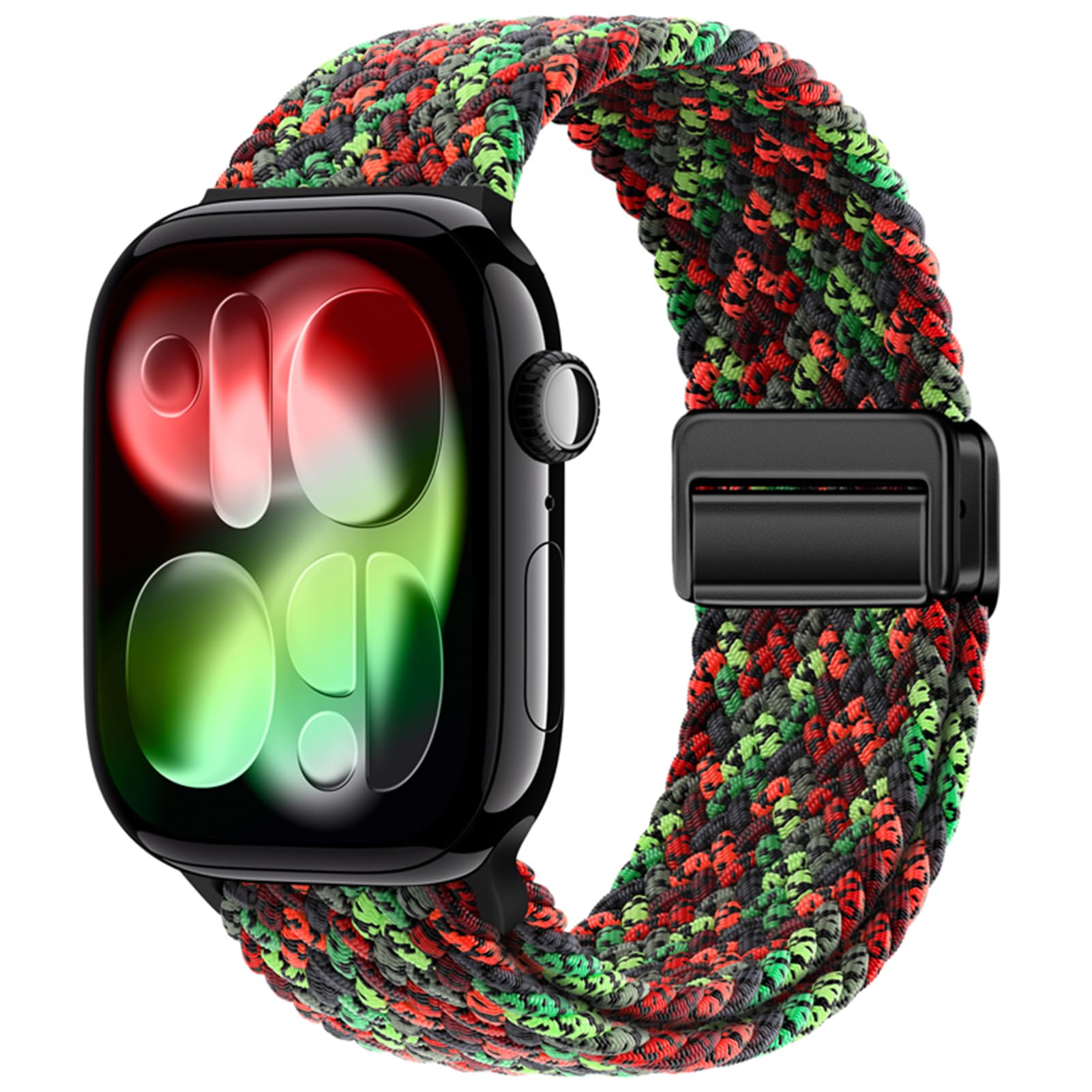 Magnetic Braided Sport Loop Compatible with Apple Watch Bands for Women Men