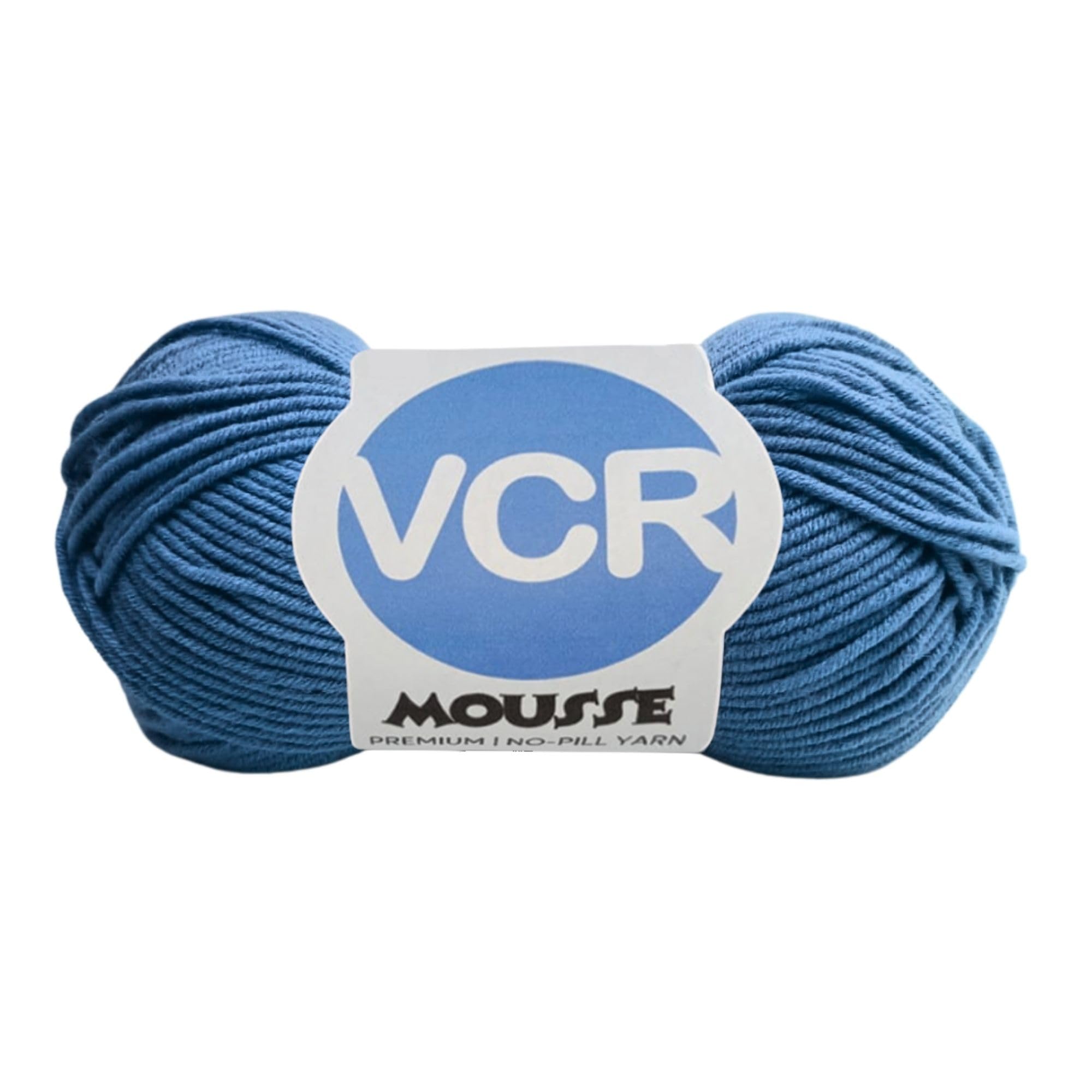 VCR 4ply Bright Peacock Yarn, 100 Grams Hank, 190 Meters Length, Acrylic Ball for Crochet and Knitting, Soft Crosia Threads, Pack of 1 Yarn, Suitable for DIY Crafts