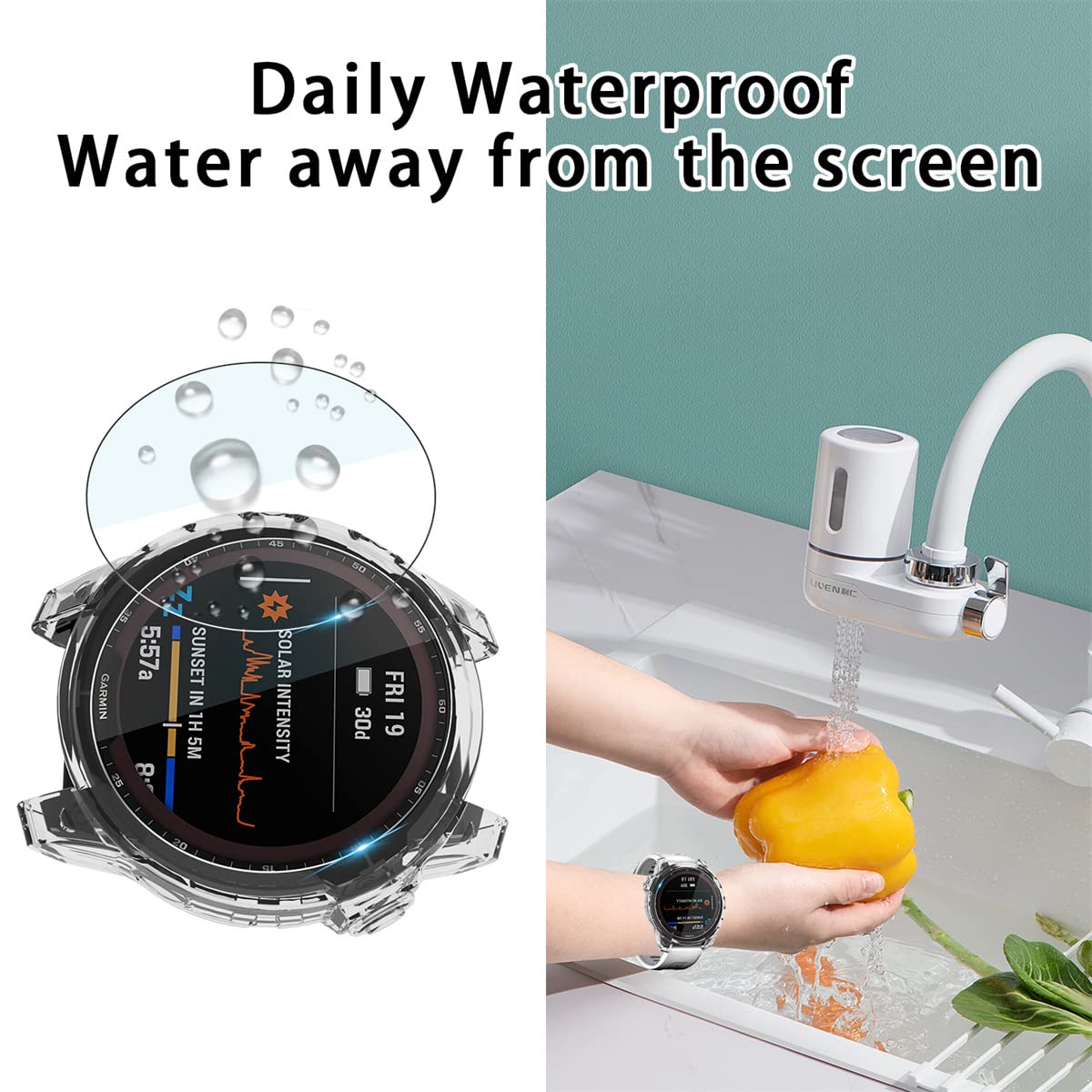 Protection Écran Pour Garmin Forerunner 570 42mm Verre Trempé