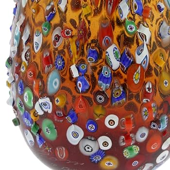 MURANO ムラノ ミルフィオリ グラス MURANO ムラノ ミルフィオリ グラス 華やかなミルフィオリグラス