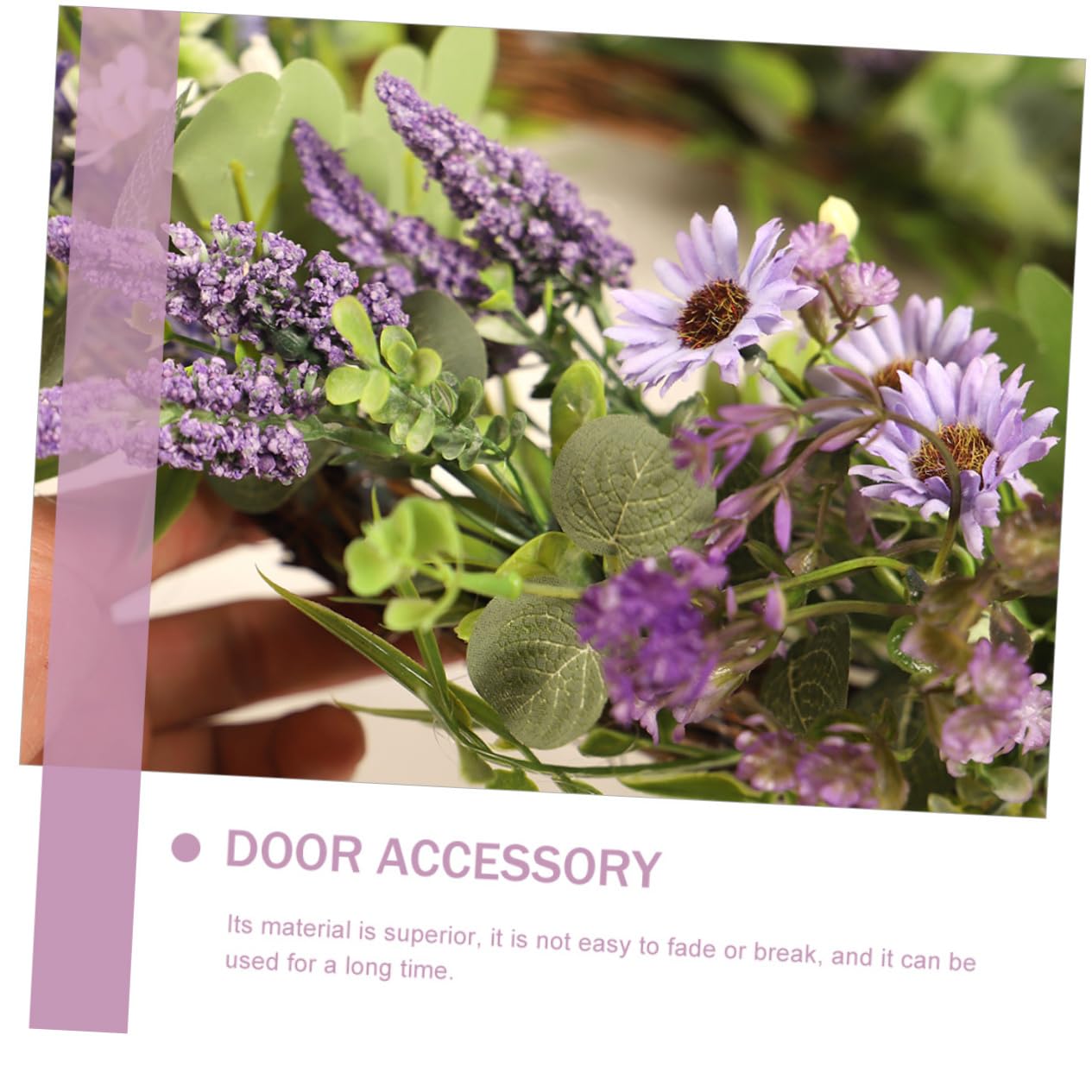 Cabilock Ghirlanda da Appendere alla Porta Decorazioni per Porte Delicate Ghirlanda Primaverile Multifunzione Articolo per Finestre Aspetto Luminoso e Naturale