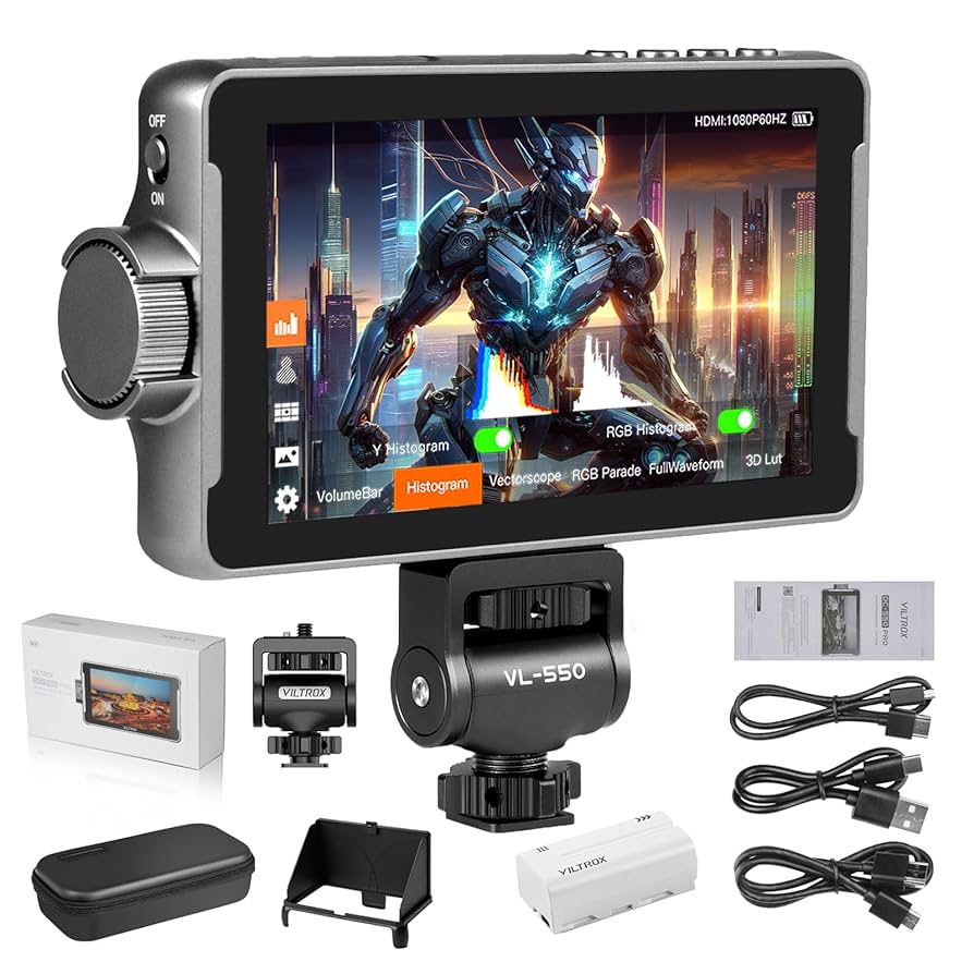 Amazon | VILTROX DC-550PRO 5.5インチ カメラビデオ モニター