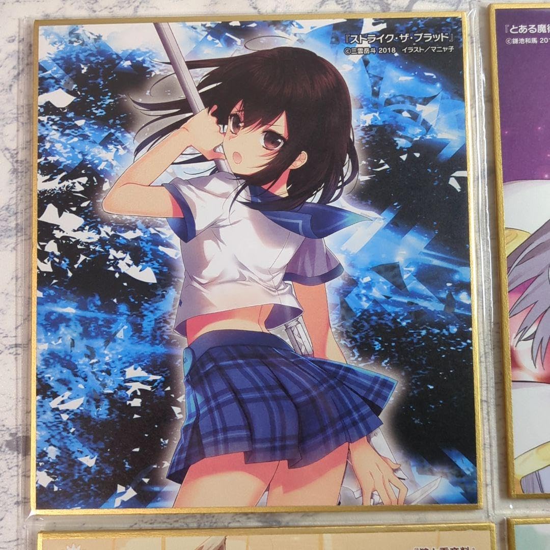 在庫1点のみ】超電撃文庫展 限定販売 ミニ色紙 在庫1点のみ】