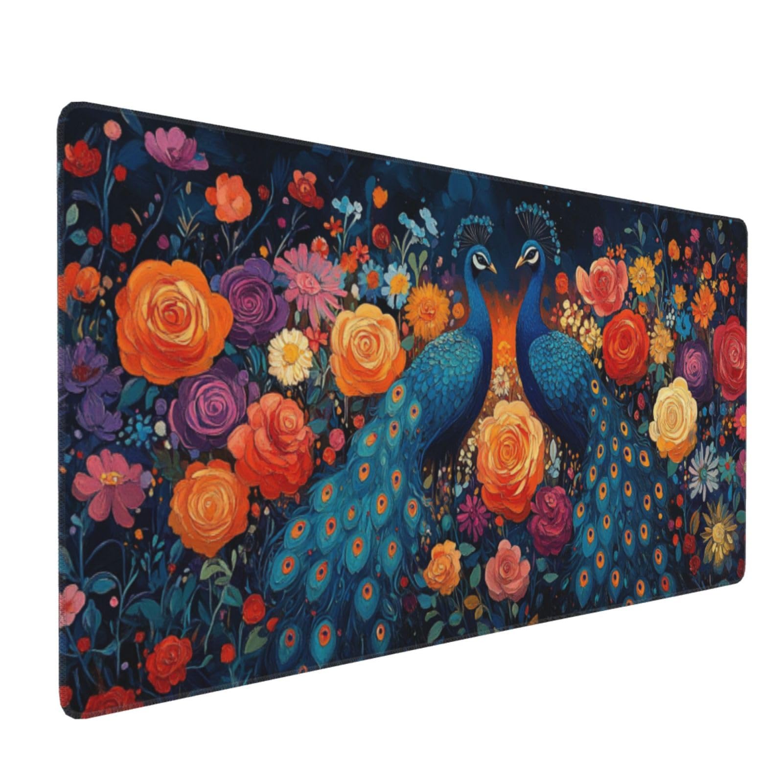 Podkładka pod mysz do gier XXL podkładka pod mysz 1000 x 500 x 3 mm paw podkładka pod biurko z gumową podstawą, podkładka pod mysz z antypoślizgowymi szwami krawędziami dla pracowników biurowych