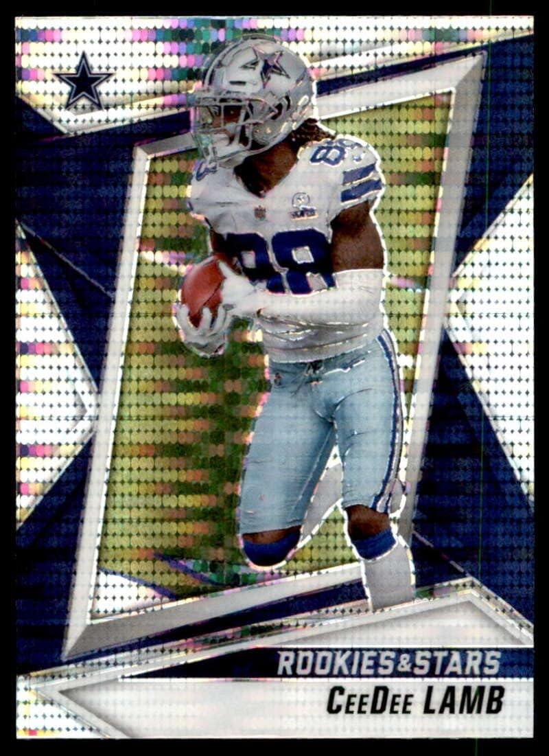 2021 Panini Rookies and Stars Pulsar Prizm #77 CeeDee Lamb Dallas Cowboys (Silver Holo Refractor) NFL Football Card NM-MT
