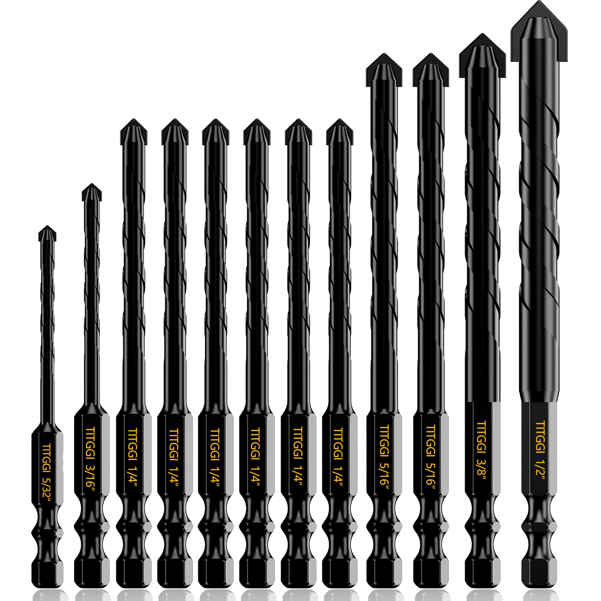 Masonry Drill Bits - Concrete & Brick -9 Masonry Drill Bits - Concrete & Brick -9