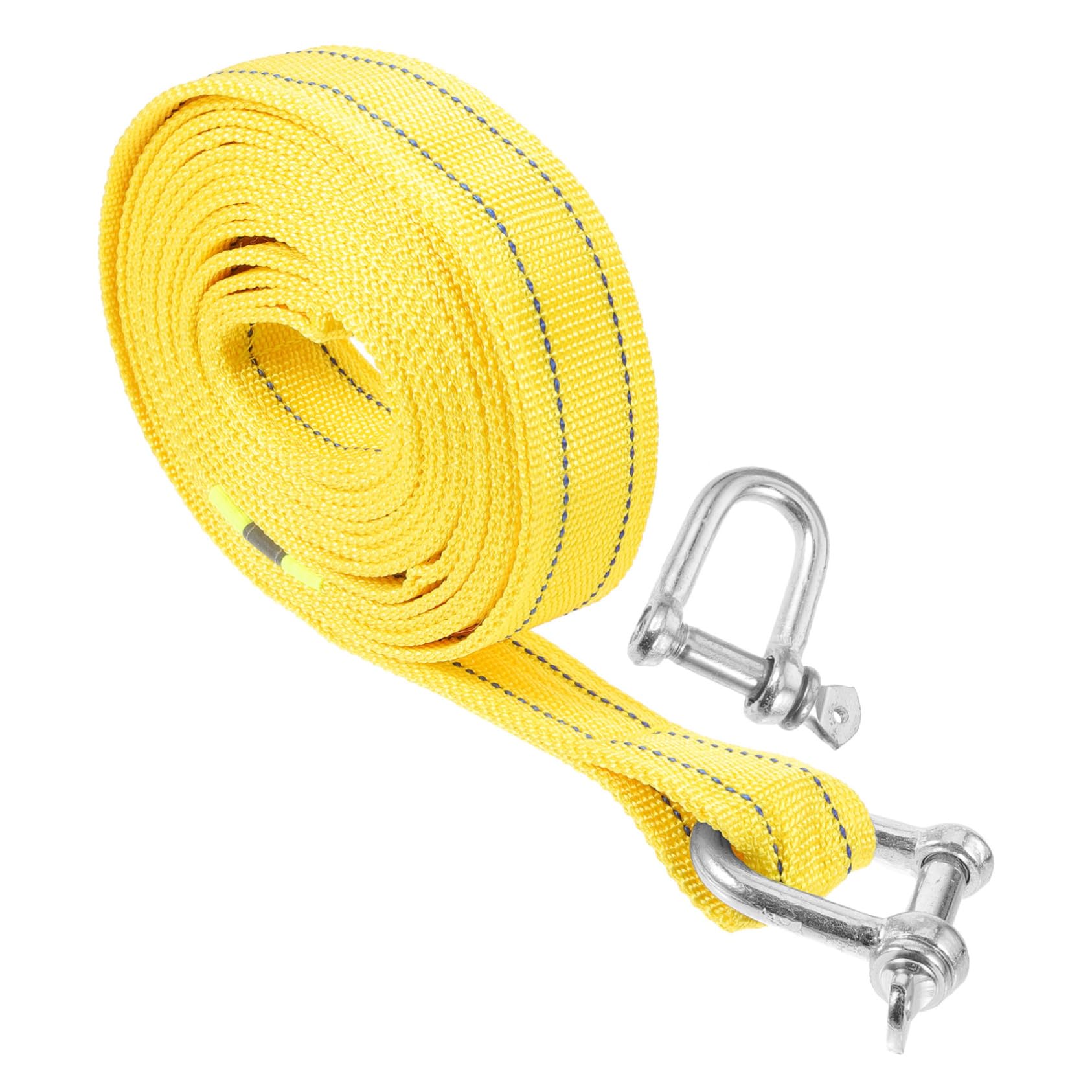 Cuerda de Remolque, Cuerda de Remolque para Automóvil Correa de Tracción para Automóvil Cuerda de Tracción para Remolque Cuerda de Cabrestante para Automóvil Correa de Remolque de Nailon Corr