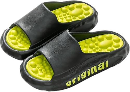 Pantuflas de ducha de acupresión, pantuflas de masaje para mujereshombres, sandalias de acupresión de reflexología, artritis, neuropatía, alivio del
