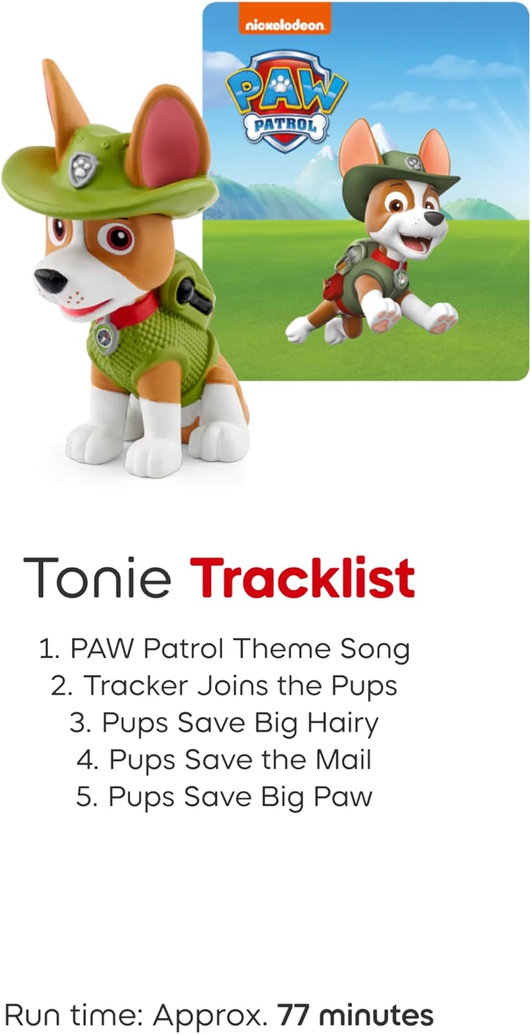 Tonies Tracker Audio Toy Figurine from PAW Patrol
