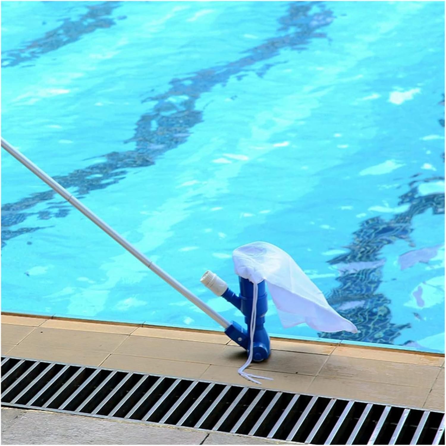 Pool Cleaning Kit Salvage Net Swimming Pool Water Vacuum Spray Maintenance Cleaner Tools Accessory with Suction Head Skimmer Net(1pc Suction Head)