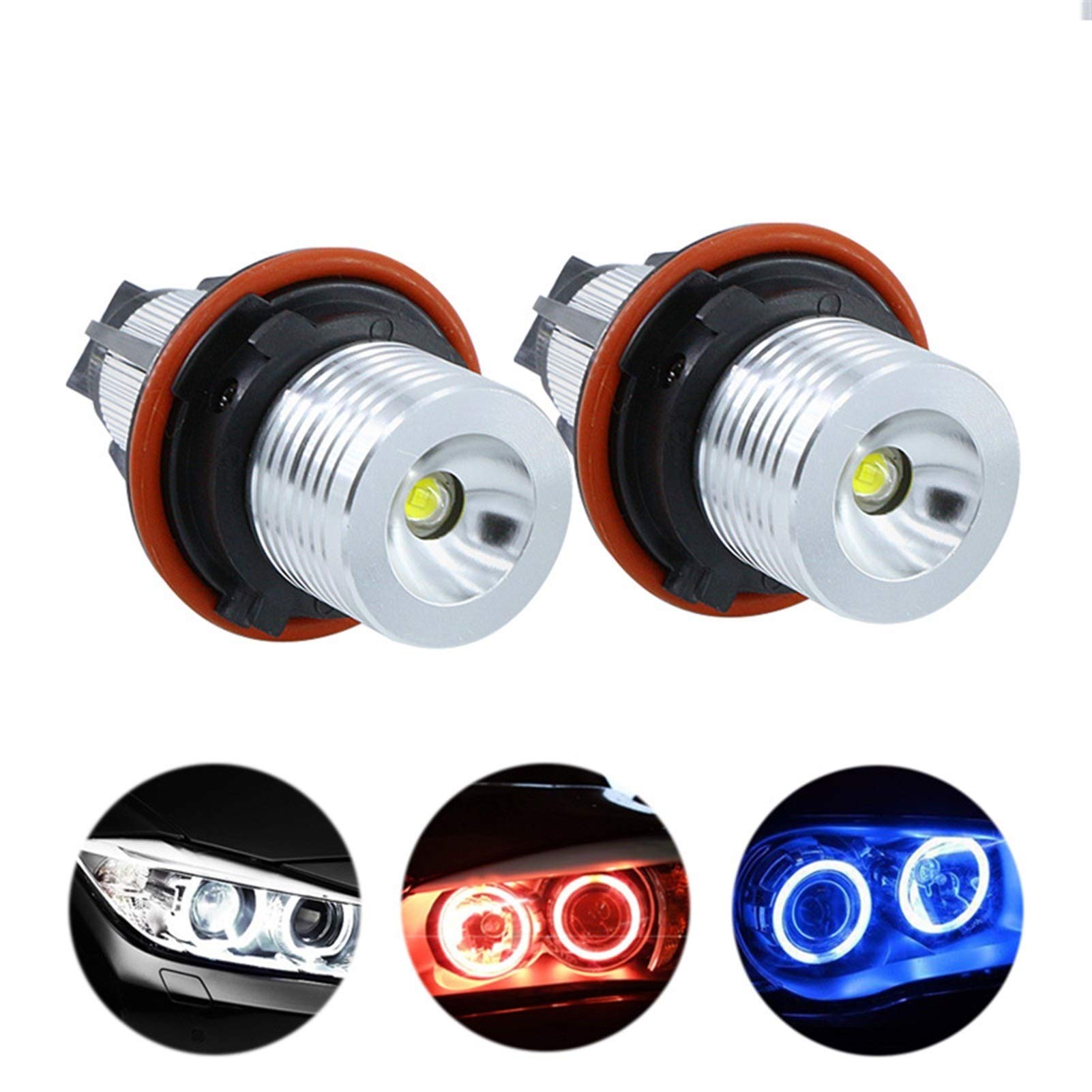 AIPERQ 40W Angel Eye Phare Pour BMW E87 E39 E60 E61 E63 E65 E66 E83 E53