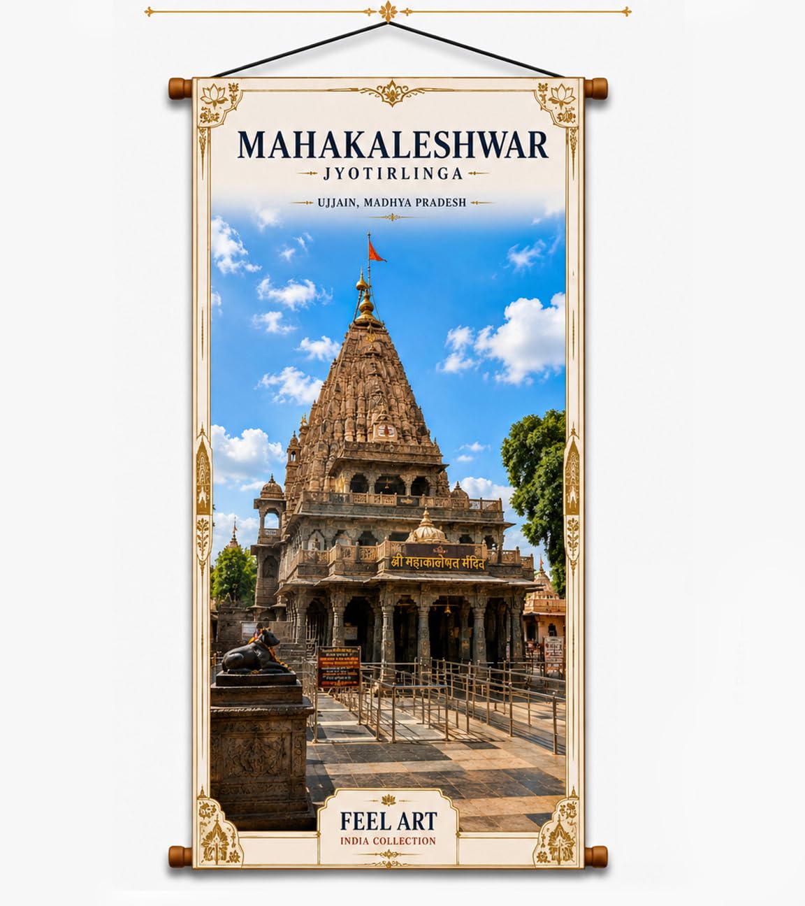 FEEL ART Mahakaleshwar Temple Canvas Wall Hanging | FCH29-image-40