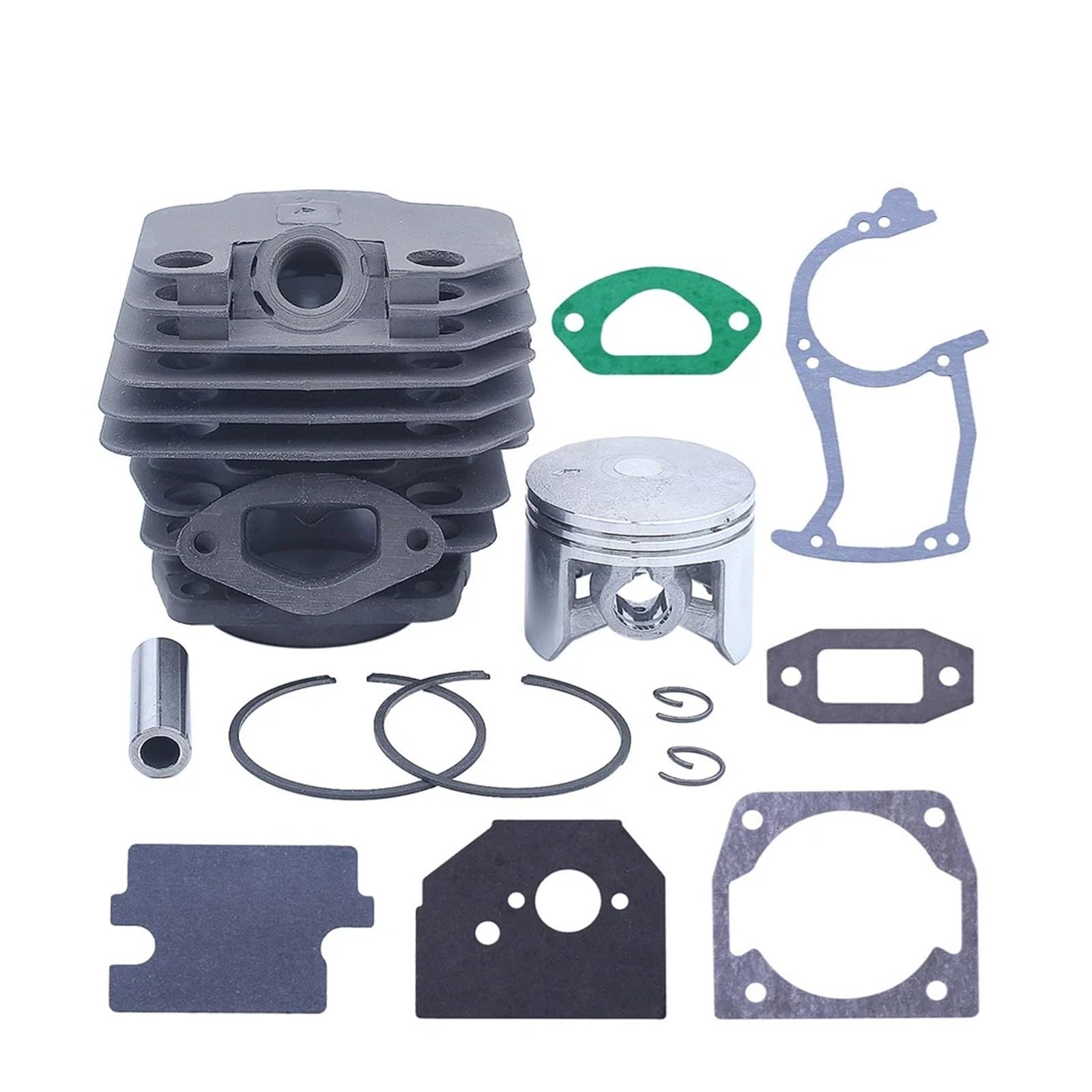 CVAADV 45mm Cylinder Piston Kit Gasket Set Compatible with Chinese Chainsaw 4500 5200 5800 45cc 52cc 58cc