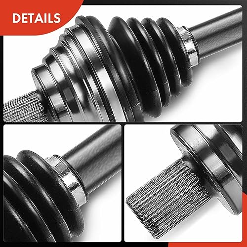 Miniatura 7 de A-Premium Conjunto de eje de eje CV compatible con Volkswagen Jetta 2005-2014 Rabbit 2006-2009 Bora 2010 Beetle Golf, transmisión manual, lado del