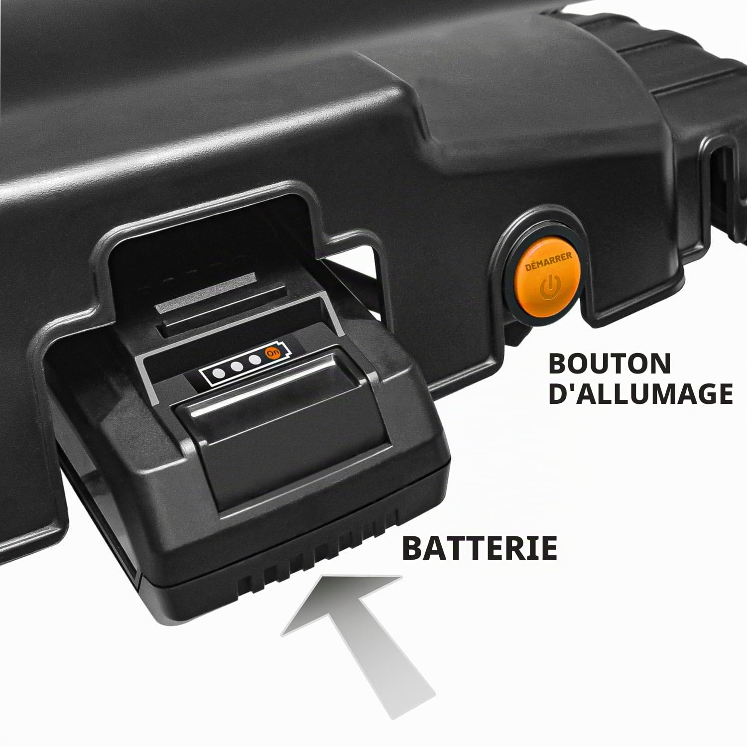 Boudech® Tondeuse automotrice 225cc 5.2p OHV 4 Temps avec e-Start Mulching 4in1 520mm Largeur de Coupe
