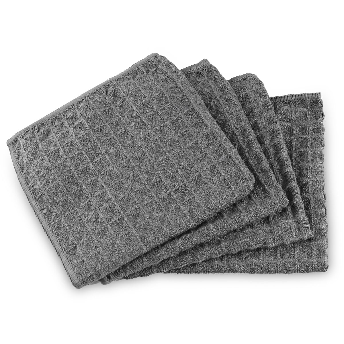 Proxima Direct Coffee Cloth 4 Pack 30x30 cm Microfiber Barista Towels Coffee Machine Cleaning Cloth Accessories for Espresso Machine, Steam Wand, Countertop