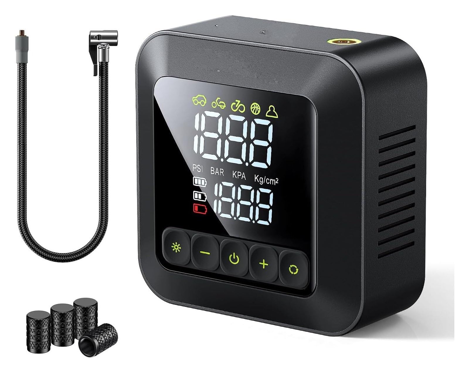 Compresseur Air Pompe à pneus portative Gonfleur Electrique