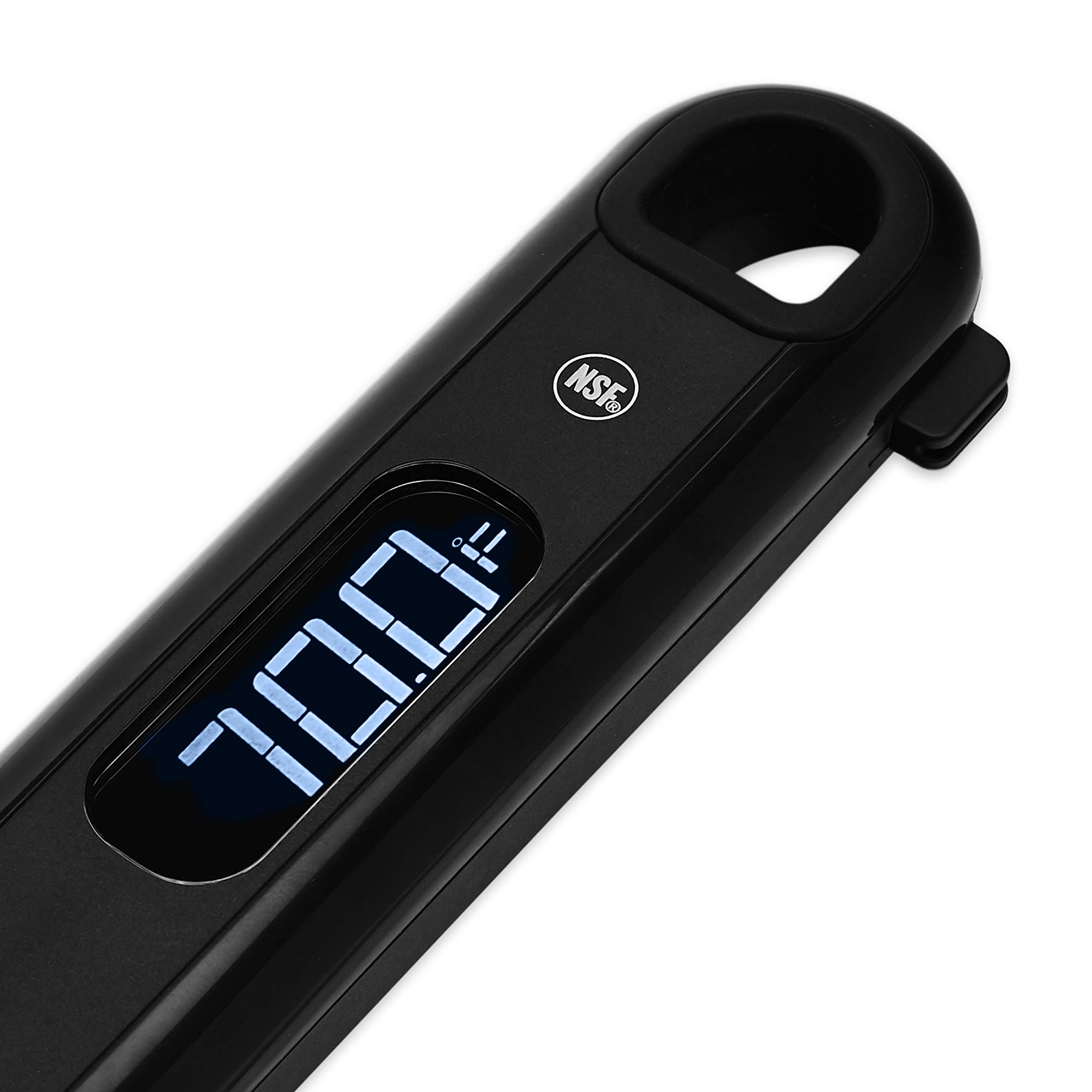 CDN DTF572-BK Termómetro de termopar giratorio, negro, tamaño estándar