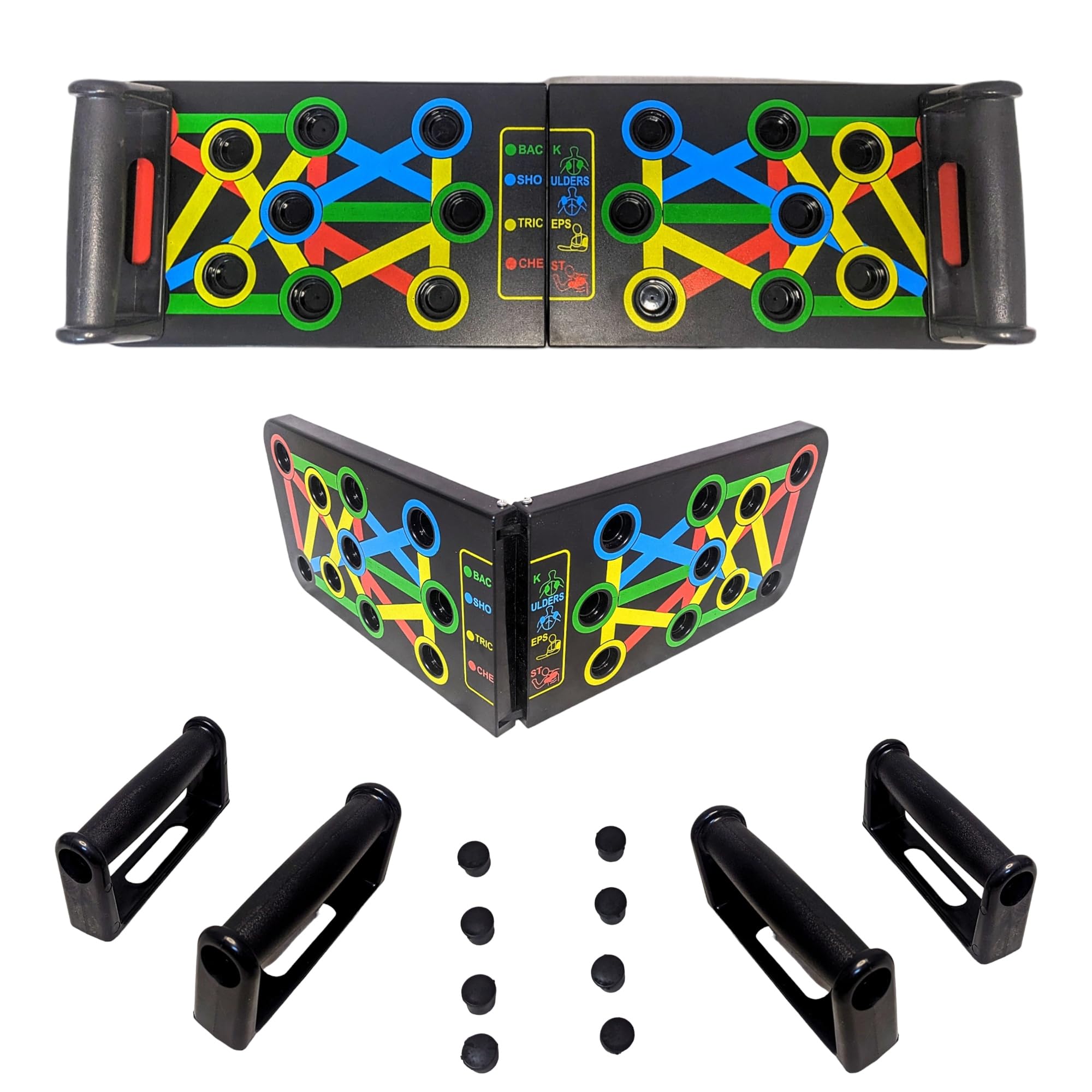 AMIGOS 14-in-1 Foldable Push Up Rack Board Multifunction Workout Stands Home Gym Equipment for Men & women Professional Home Workout Push Up Fitness Stand (B0D3VN1PRH) Amazon Price History, Amazon Price Tracker
