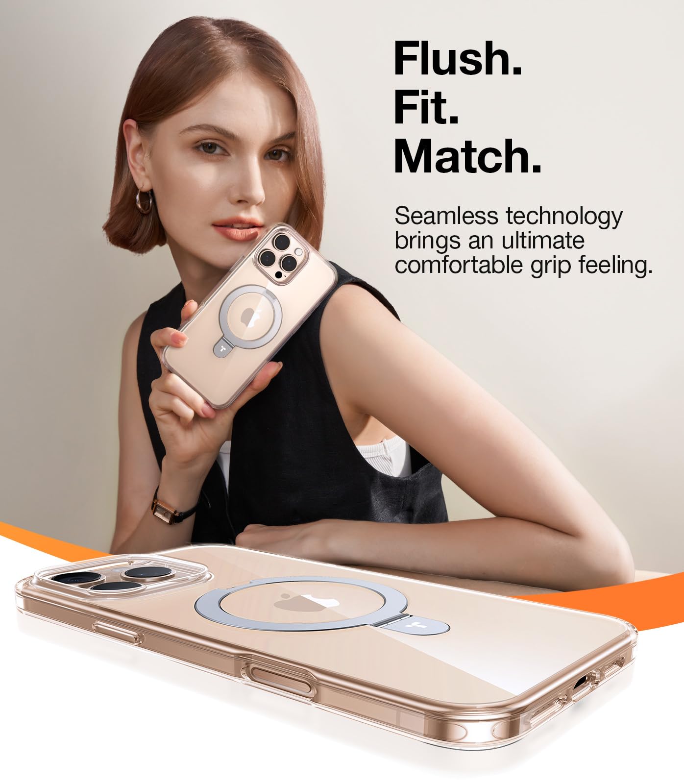 Amazon.com: TORRAS Crystal Clear for iPhone 16 Pro Case Magnetic