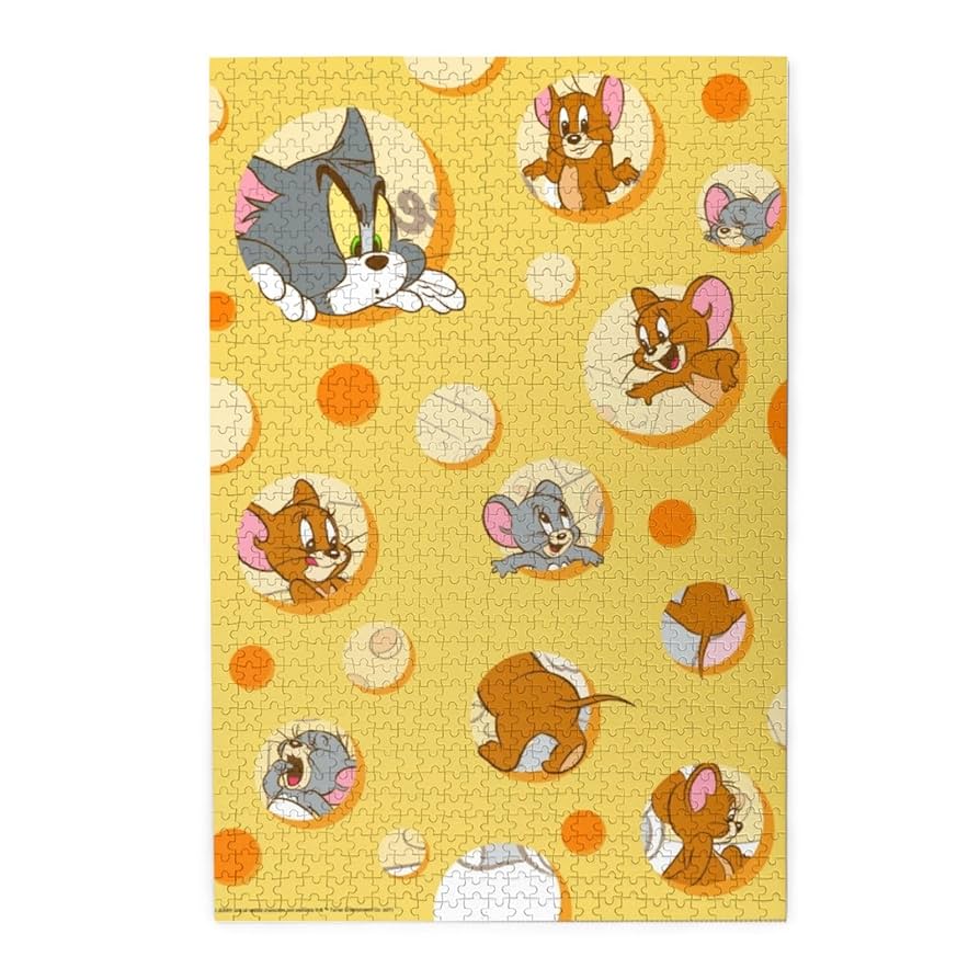 トムジェリ　1000ピースジグソーパズル Amazon.co.jp: 1000ピース ジグソーパズル トムとジェリー