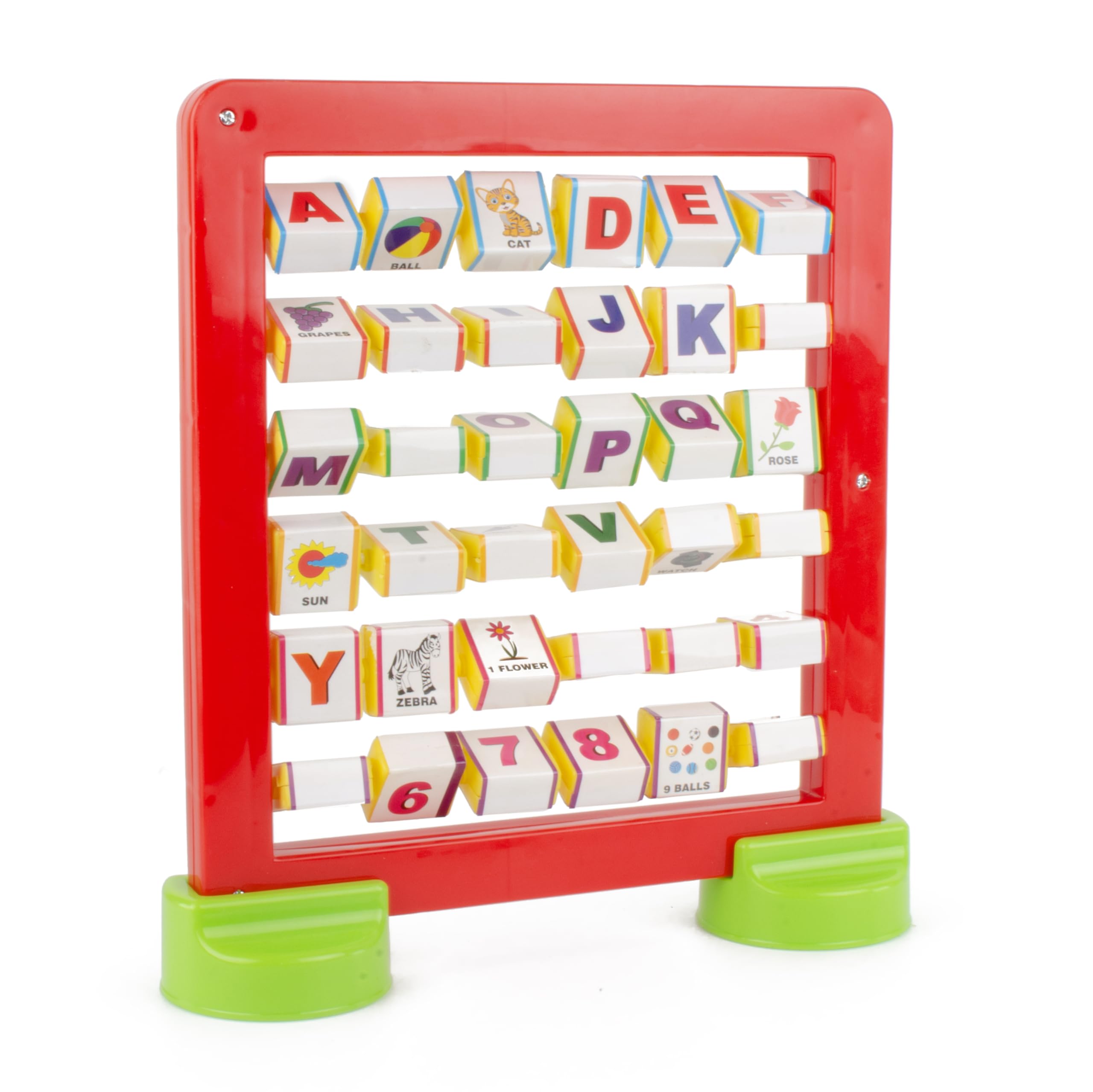 Toy Fun Educational Alphabet Frame DX for Kids 3 Years and Above, Multicolour (Colour May Vary).