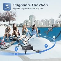DEERC D70 Összecsukható Drón 720P Kamerával - Gyerekeknek és Kezdőknek, Hosszú Repülési Idő, Mobiltelefon Irányítás, 360° Forgás, Beltéri Ha 3