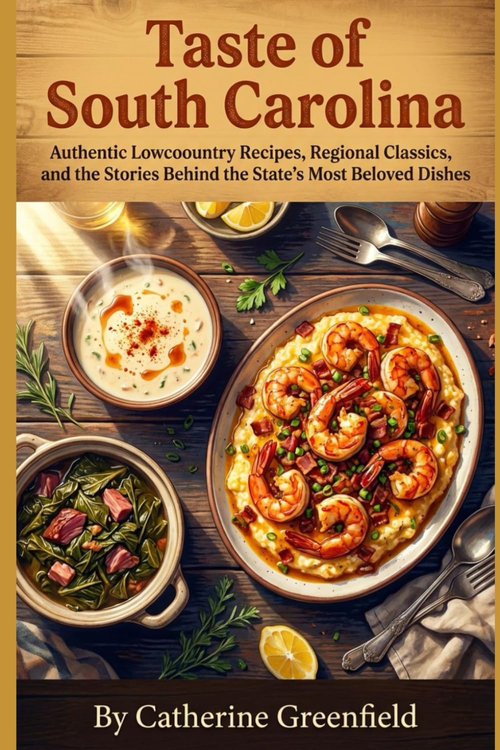South Carolina Cookbook: 100 Authentic Lowcountry, Southern, and Regional Recipes with Cultural Stories, Origins, and Cooking Tips