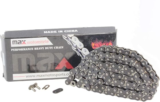 Max Motosports 520 Pitch 104 Links Drive Chain replacement for Yamaha YFZ350 Banshee 350 1987-2006 Black