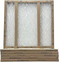 Vista 5 de Filtro de aire de fibra de vidrio Glasfloss de 12x20x1 pulgadas, doble puntal, serie GDS, fabricado en EE. UU., tamaño real: 11 5/8 x 19 5/8 x 3/4