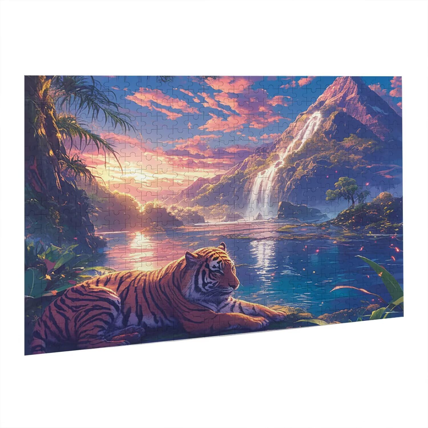Jigsaw Puzzle, 5000 Pezzi Puzzle Classici, Tigre Puzzle Rilassamento Intelligence, Mpossibile Difficile Puzzle Impegnativo per Adulti Puzzle Gioco Familiare, Regalo per Amore Amico Foresta fr0-343