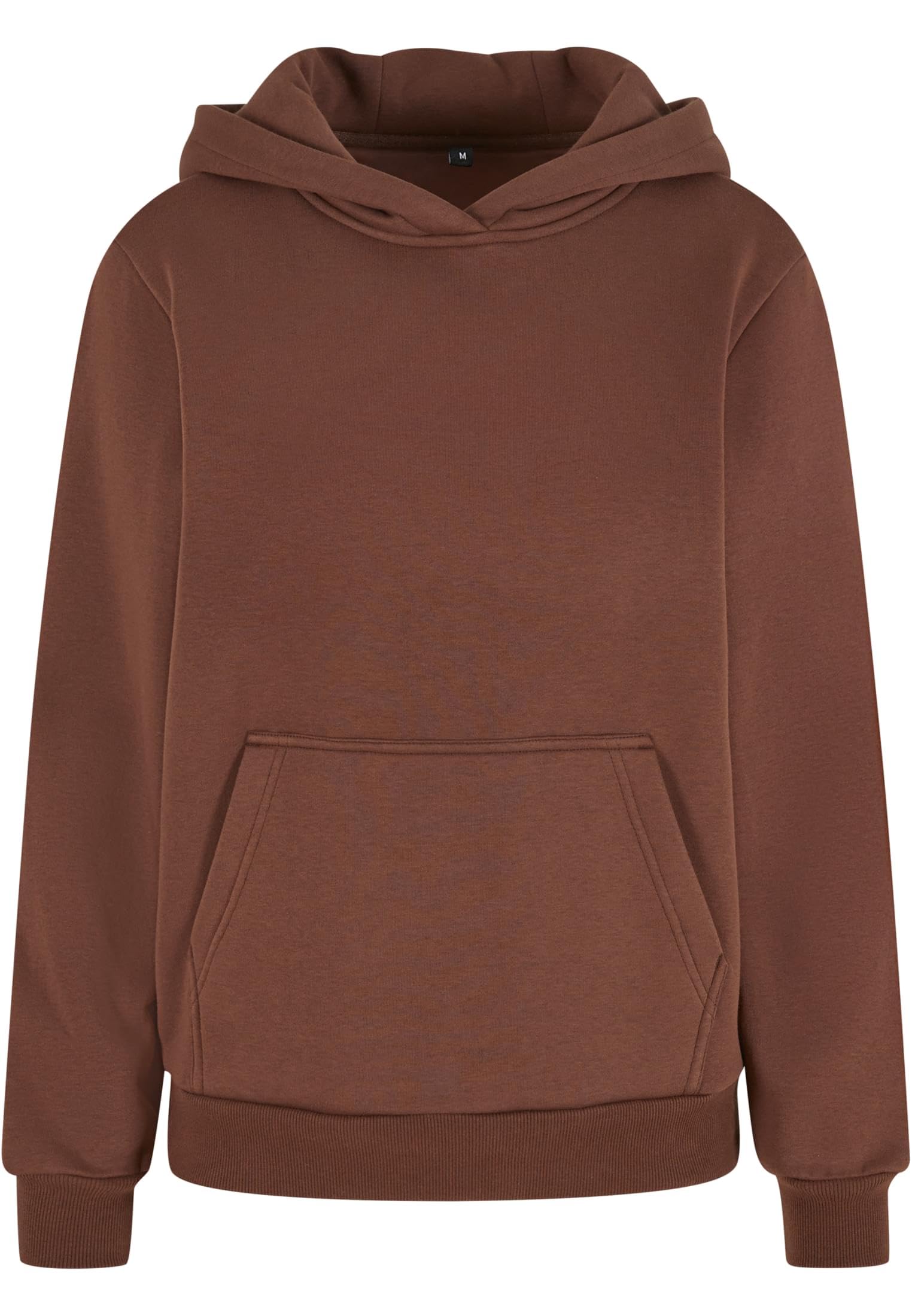 Build Your Brand Damska puszysta bluza z kapturem, luźna bluza z kapturem o luźnym kroju, rozmiary XS - 5XL, czekoladowy brąz, 4XL