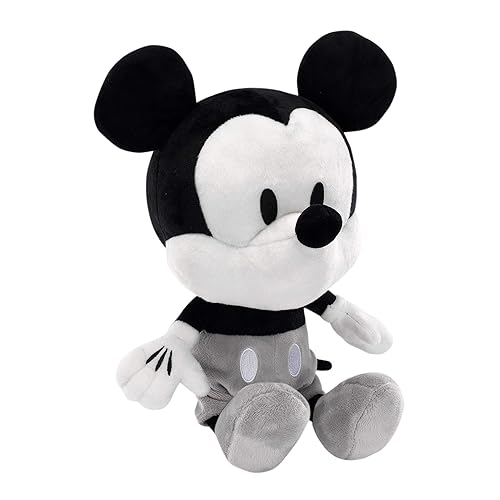 Miniatura 2 de Lambs & Ivy Disney Baby Mickey Mouse - Juguete de peluche de peluche, color blanco y negro