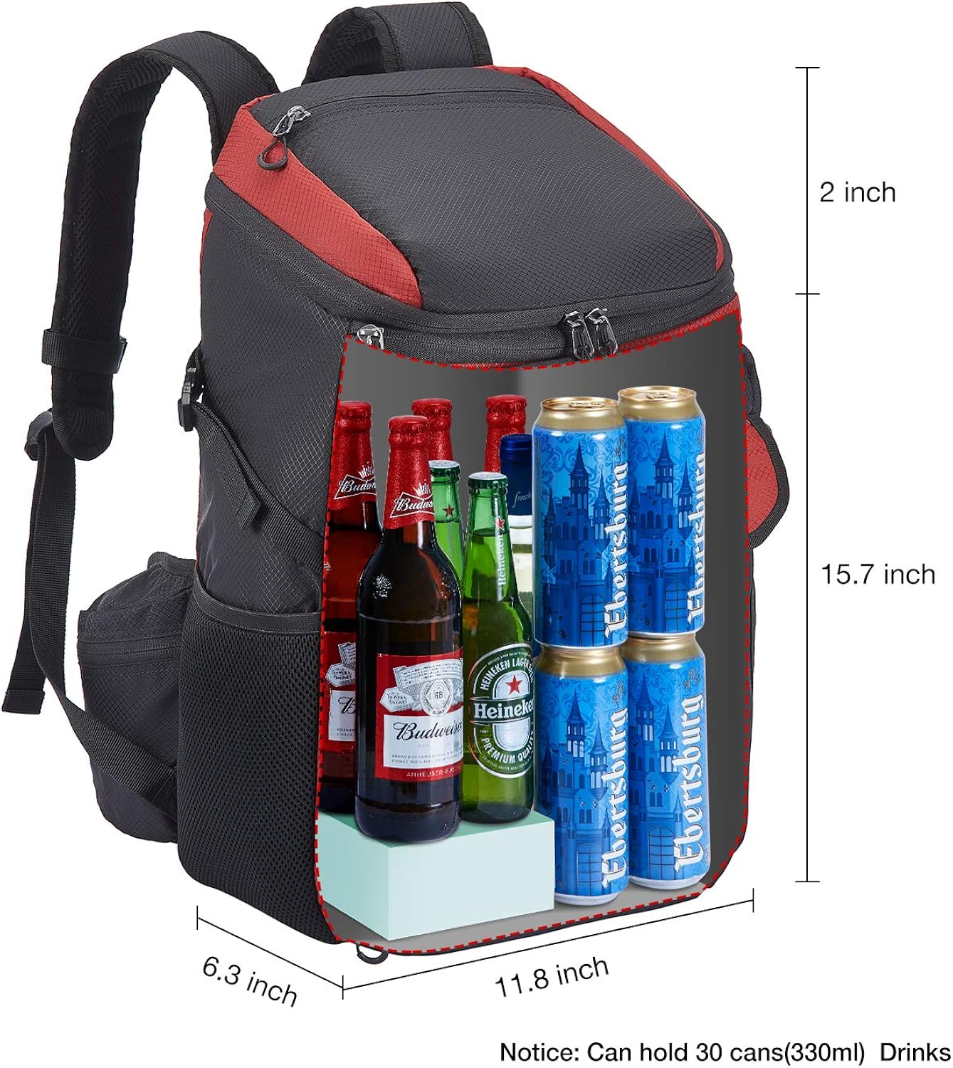Piscifun Cooler Backpack - Large Insulated Leakproof Cooler Bag for Men and Women, Keeps Food and Drinks Cool and Fresher