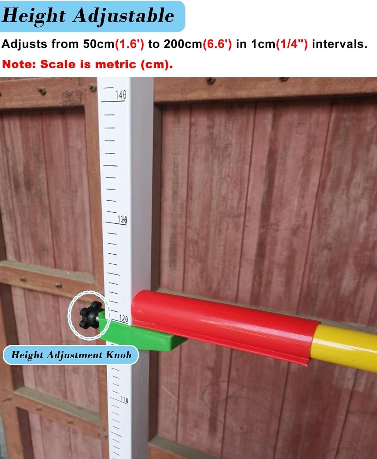 Supporti per Salto in Alto da Competizione per La Scuola, Regolabili da 50 A 200 Cm, per Atletica Leggera. Strumento per Il Salto in Alto, Asta Non Inclusa. Pair