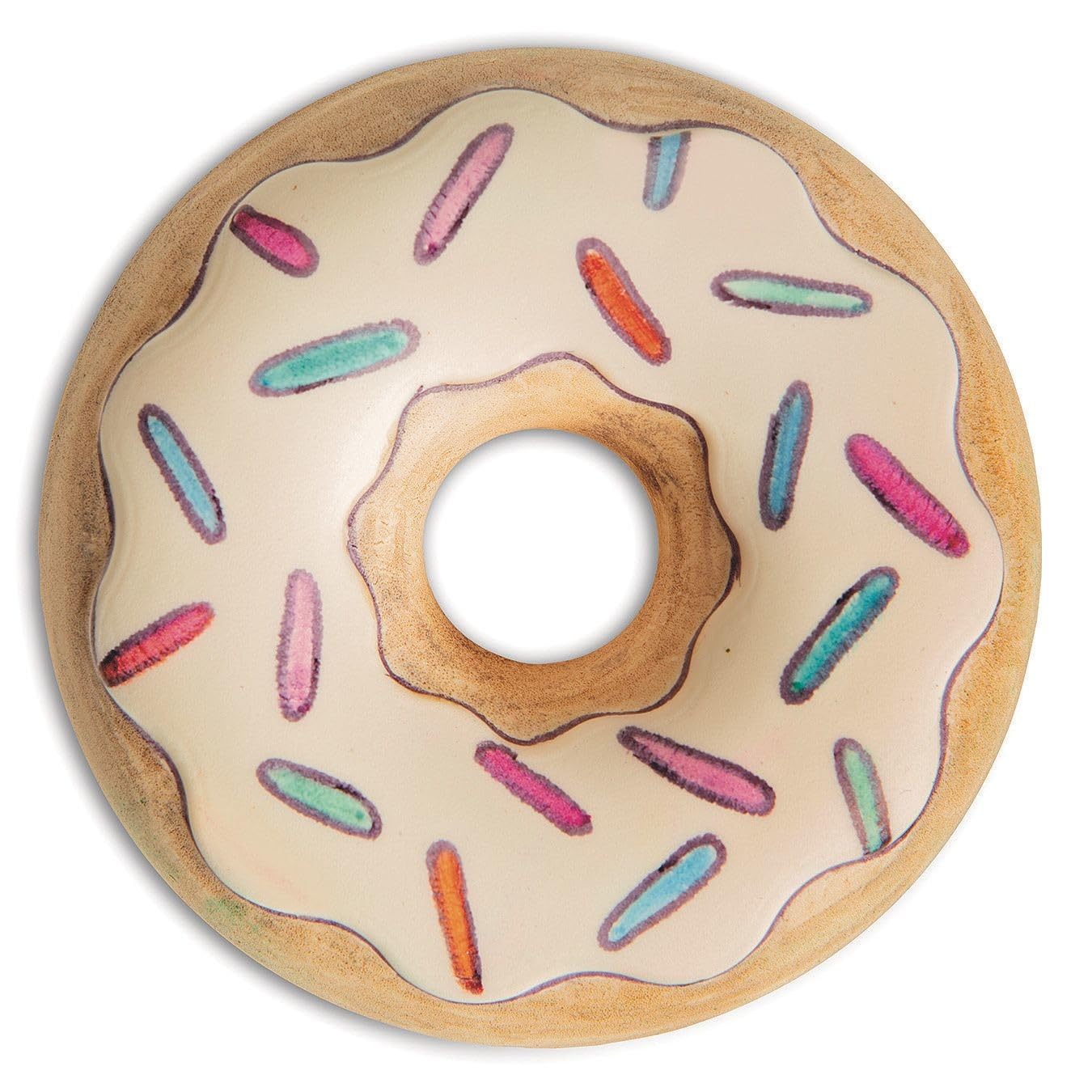 S&S Worldwide Color-Me Squishy Donut, 3-3/4" Diameter, 1-1/2" Height, Pack of 12