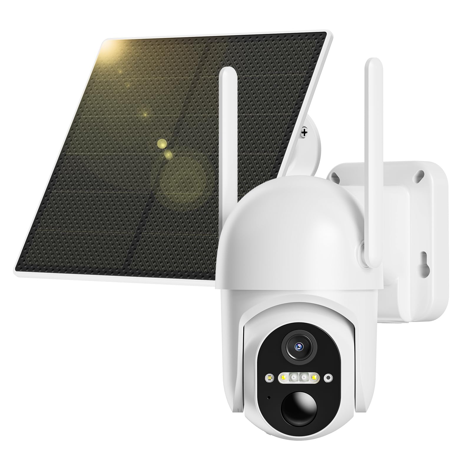 Ebitcam 4G LTE Cellular Security Camera Includes SIM Card(Support Verizon/AT&T/T-Mobile), 2K Solar Outdoor Cam Wireless Without WiFi Needed, 360° Live View, Color Night Vision