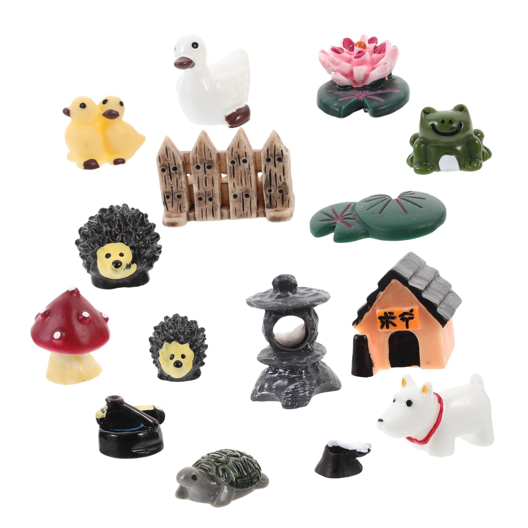 Wonderjune Mini-Regenwürmer - 24 Stück Kunstharz Figuren Für Deko