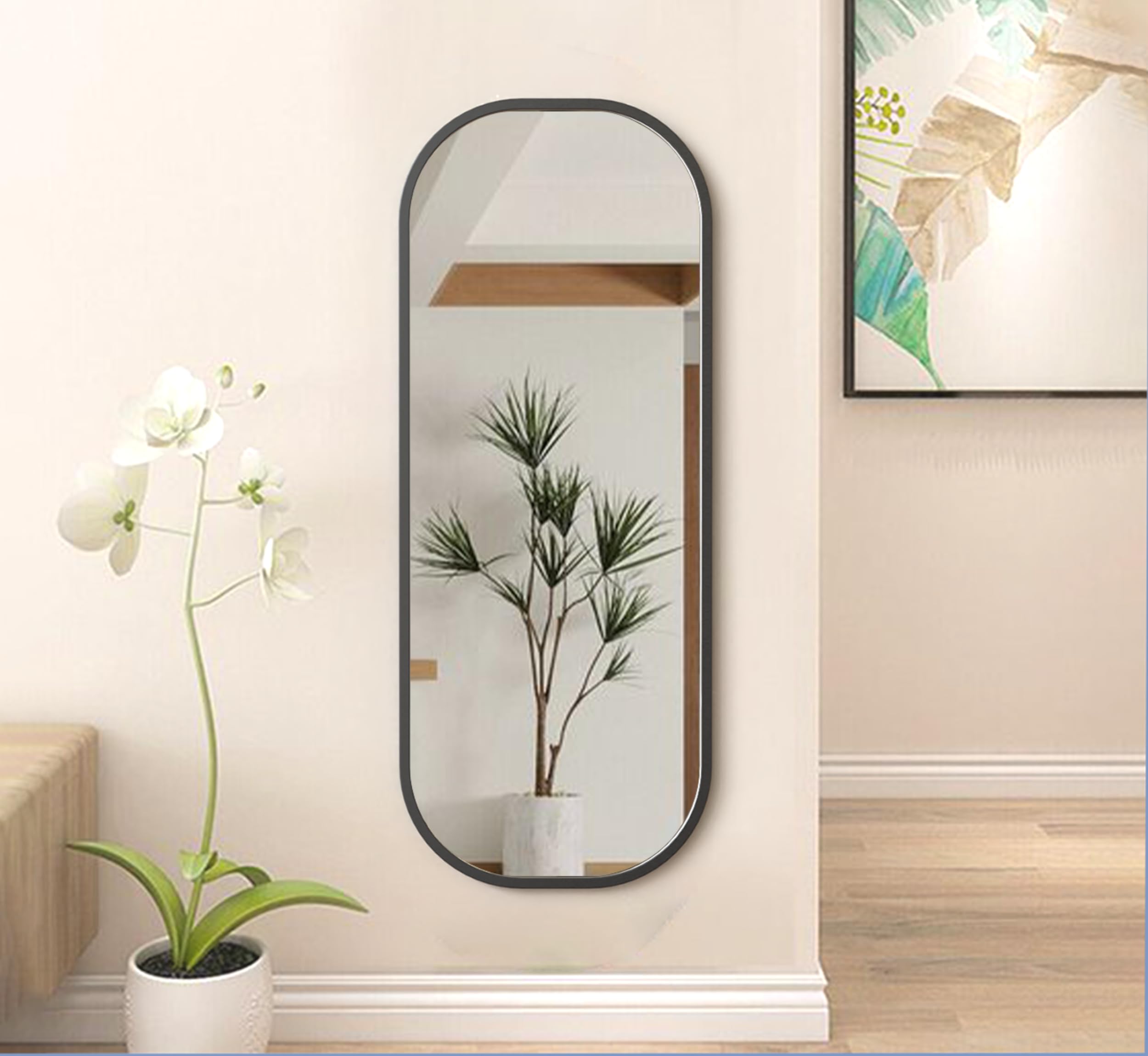 See full amazon price history chart for CORSICA DESIGNS | Capsule Metal Full-Length Hanging Mirror | Modern Wall & Door Mirror for Bedroom, Bathroom, Living Room & Vanity (Bold Black, (58x23)) CORSICA DESIGNS | Capsule Metal Full-Length Hanging Mirror | Modern Wall & Door Mirror for Bedroom, Bathroom, Living Room & Vanity (Bold Black, (58x23)) (B0CZJX7J21) Amazon Price History, Amazon Price Tracker