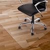 Kuyal Clear Chair Mat, Hard Floor Use, 48 x 32 Transparent Office Home Floor Protector mat Chairmats 48 x 32 Rectangle