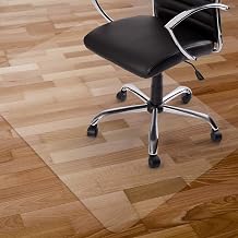 Kuyal Clear Chair Mat, Hard Floor Use, 48" x 32" | Transparent Office Home Floor Protector mat Chairmats 48" x 32" Rectangle